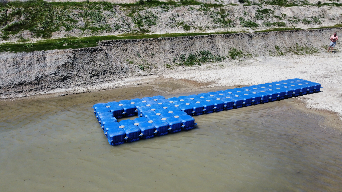 příprava pro kalové čerpadlo CRODOCK Ponton